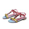 Boho Chic Clothing FLAT CRYSTAL SANDALS 1 Boho Chic Clothing FLAT CRYSTAL SANDALS