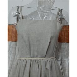 Boho Chic Clothing Casual SPAGHETTI STRAP BACKLESS MIDI DRESS