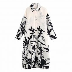 Boho Chic Clothing BAGGY LONG SLEEVE LOOSE MIDI DRESS Casual 4 Boho Chic Clothing BAGGY LONG SLEEVE LOOSE MIDI DRESS Casual