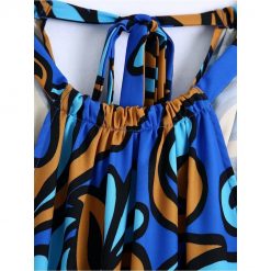 Boho Chic Clothing GEOMETRIC SLEEVELESS MIDI DRESS Casual