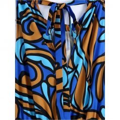 Boho Chic Clothing GEOMETRIC SLEEVELESS MIDI DRESS Casual