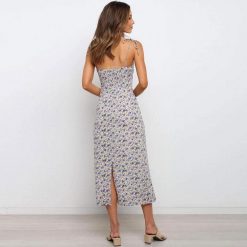 Boho Chic Clothing FLORAL SLEEVELESS BOHO MIDI DRESS Casual 10 Boho Chic Clothing FLORAL SLEEVELESS BOHO MIDI DRESS Casual