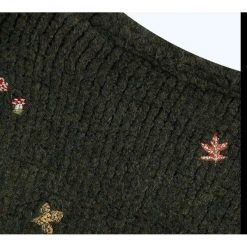 Boho Chic Clothing ELEGANT V-NECK EMNROIDERY SWEATER